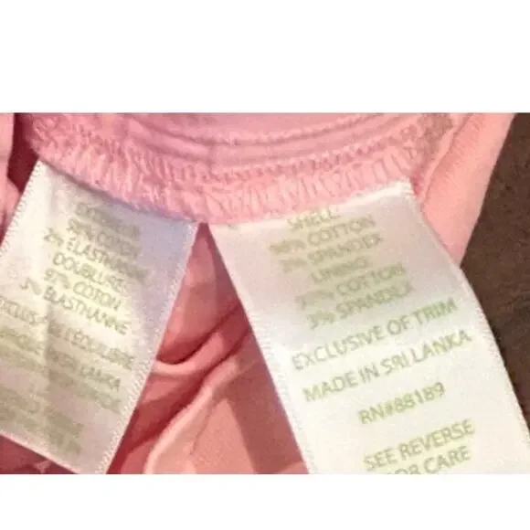 Lilly Pulitzer Colette Denim Skort Skirt Calla Lilly Pink Button Womens Size 12 - Picture 12 of 13